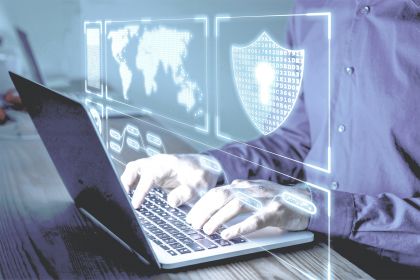 Secure technology environment symbolising trusted values